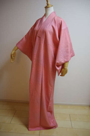 KIMONO DRESS JAPAN VINTAGE TRADITIONAL COSTUME USED KDJM-A0093