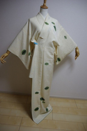 KIMONO DRESS JAPAN VINTAGE TRADITIONAL COSTUME USED KDJM-A0193