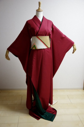 Kimono Dress Japan Furisode Hanayome Japanese costume Vintage dress KDJM-F0050