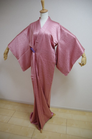 KIMONO DRESS JAPAN VINTAGE TRADITIONAL JAPANESE COSTUME USED KDJM-A0423
