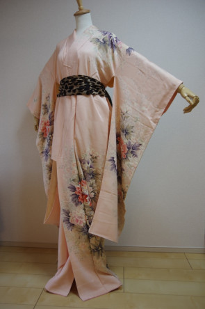 Kimono Dress Japan Furisode Hanayome Japanese costume Vintage dress KDJM-F0141