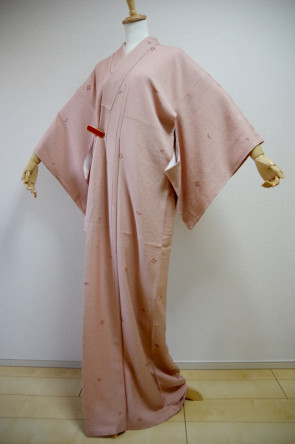 KIMONO DRESS JAPAN VINTAGE TRADITIONAL JAPANESE COSTUME USED KDJM-A0431
